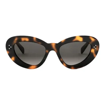 CELINE Cat Eye Sunglasses Men's Havana