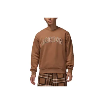 Jordan Essentials Fleece Crew Neck Sweatshirt Men's Brown