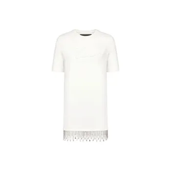 PHILIPP PLEIN Crystal Fringe T-shirt Dress