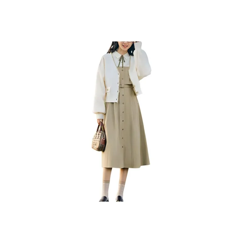 ZIHAN Long-Sleeved Dresses Women's-1