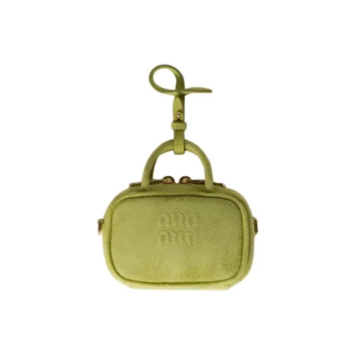 MIU MIU Beau Sheepskin Boston Bag, Shoulder Bag, Handbag Mini Women's Olive
