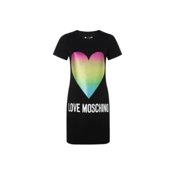 LOVE MOSCHINO Short-Sleeved Dresses Women's Black