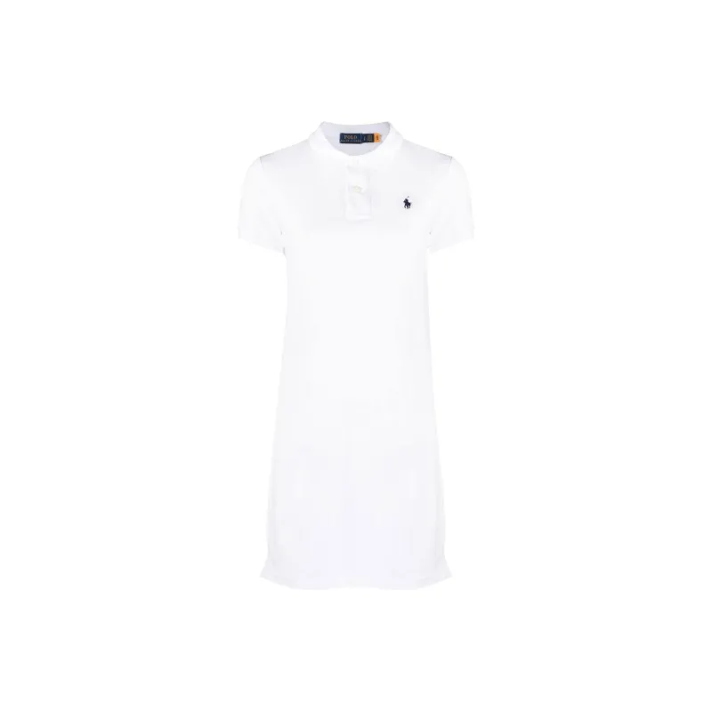 Polo Ralph Lauren Logo Embroidered Polo Dress-0