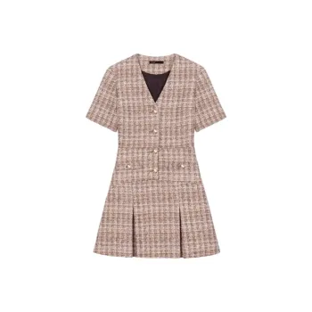Maje Tweed Mini Dress