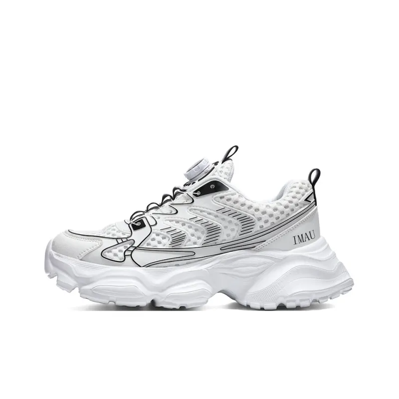 IMAU Breathable Low Top Chunky Sneakers Unisex-11
