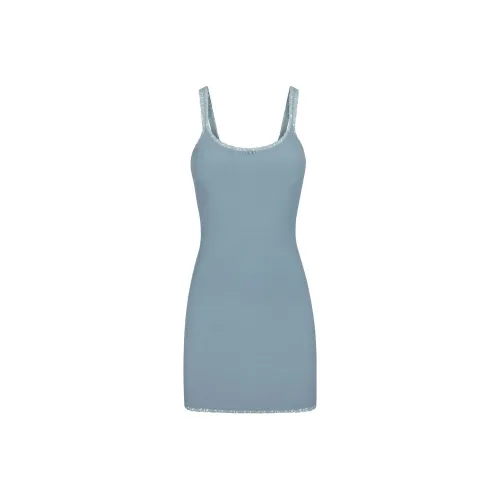 Skims Slip Dresses Women's Blue