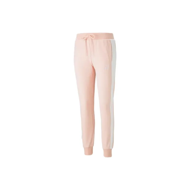 PUMA ICONIC T7 Knitted Sweatpants Women's Pink-0