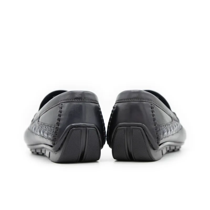 Satchi Loafers Men's Black Gray-6