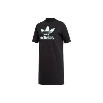 Adidas Originals Short Sleeved Dresses Women's Black