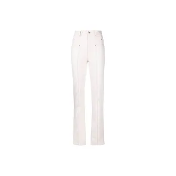 ISABEL MARANT Tuackom Button Detailed High Waist Jeans
