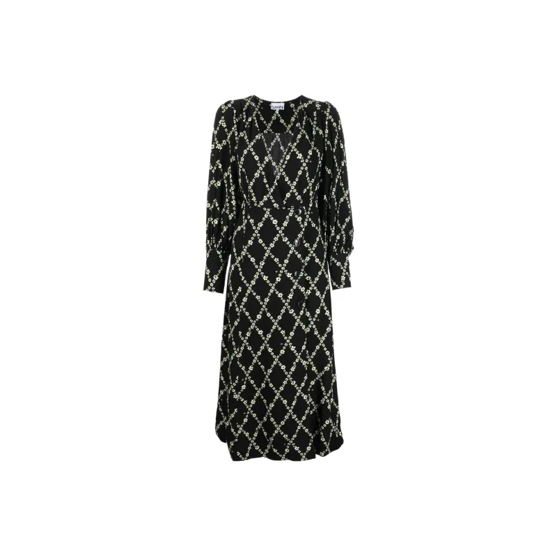GANNI Long Sleeved Dress Women's-0