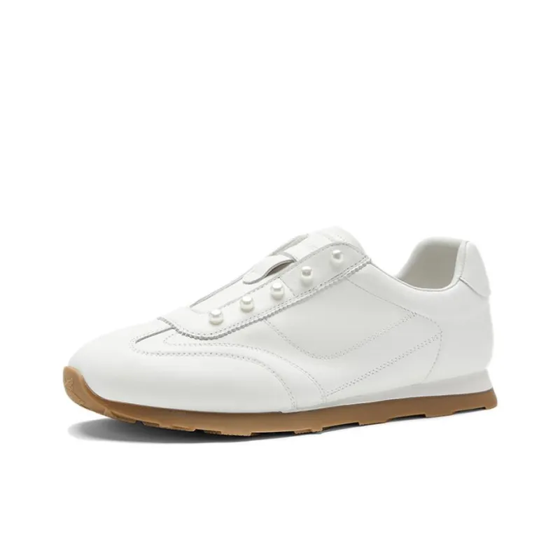 NINE WEST Low Top Casual Shoes Women's Ecru-1