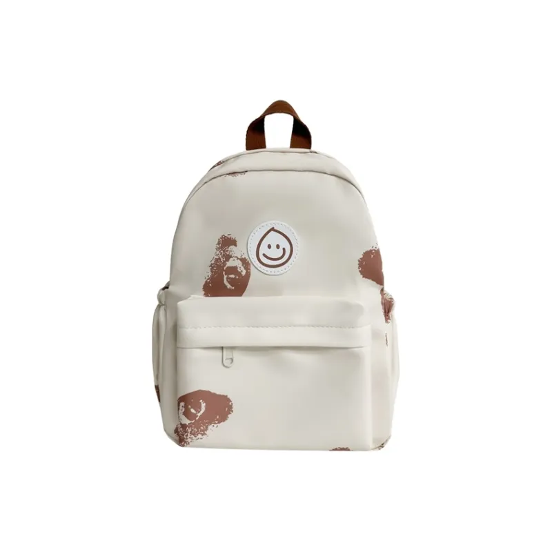 AIBAG Nylon Fabric Backpack Women's Grey/Pink/Blue/Brown-13