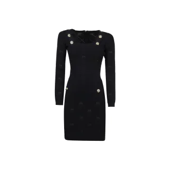 PINKO FW22 Long Sleeved Dresses Women's Black