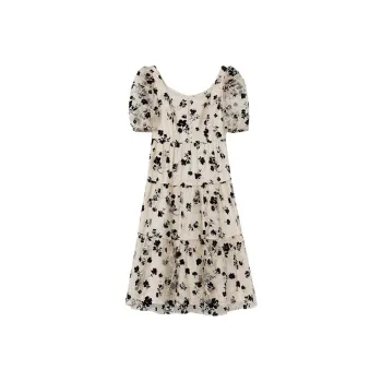 ITIB X IEM Co-brand Short-Sleeved Dresses Women's Beige