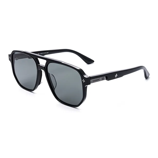 THE OWNER Plate Frame Irregular Shape Sunglasses Unisex-1