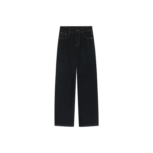 REAL EASY Jeans Women's Black Gold