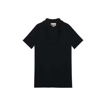 GUCCI Ruffle trim Shift Dress