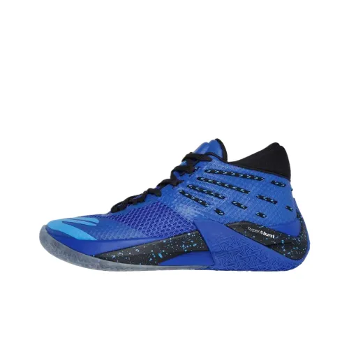 Skechers SKX Reign Cushioning Mid Top Basketball Shoes Unisex Blue