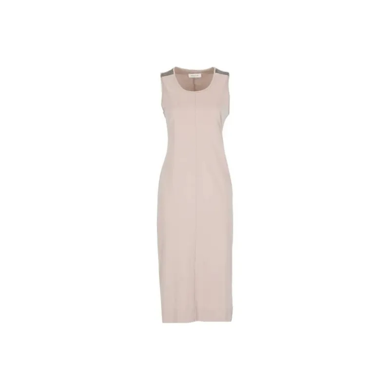 Fabiana Filippi Sleeveless Dresses Women's Pink-0