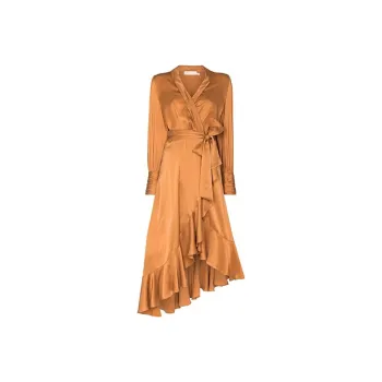 Zimmermann Long-Sleeved Dresses Women's Orange