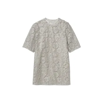 GUCCI Short Sleeved Dresses Women's Bright White