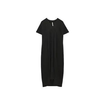 ARITZIA The Group By Babaton Charette Linen Dress Short-Sleeved Dresses Women's Black