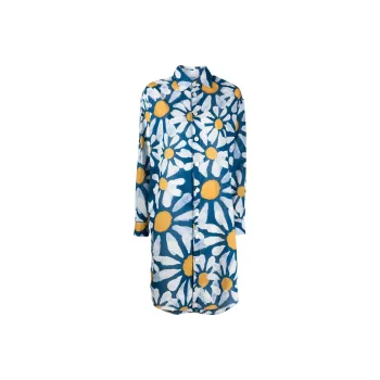 MARNI Long-Sleeved Dresses Women's Blue