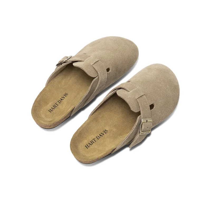 HART DAVIS Rubber Sole Slip Resistant Closed Toe Slippers Unisex Gray-2