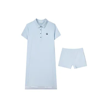 FILA Athletics Short-Sleeved Dresses Women's Light White Blue