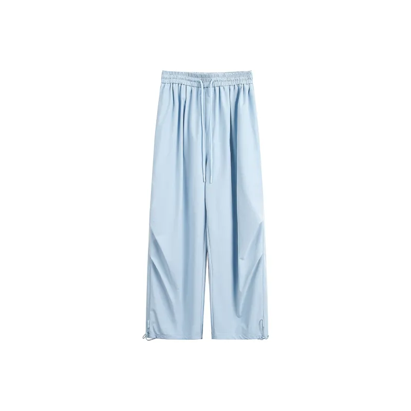 ICH MODE Casual Pants Unisex Burgundy-13