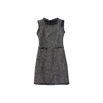 THEORY Sleeveless Dresses Women's Gray