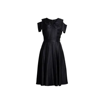 ROEYSHOUSE Short Sleeved Dress Women's Black