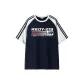 Navy Blue & Heather Gray