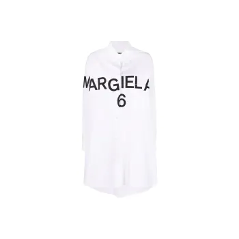 MM6 Maison Margiela Long-Sleeved Dresses Women's White