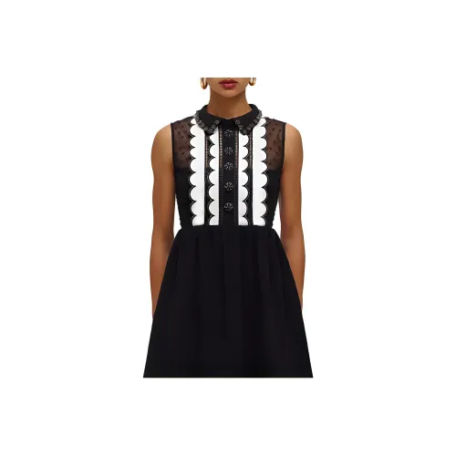 Self-portrait Sleeveless Dresses Women's Black