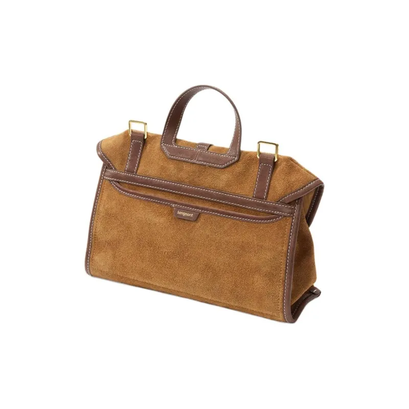 Songmont Suede Shoulder Bag, Crossbody Bag, Handbag Regular Women's Multicolor-4