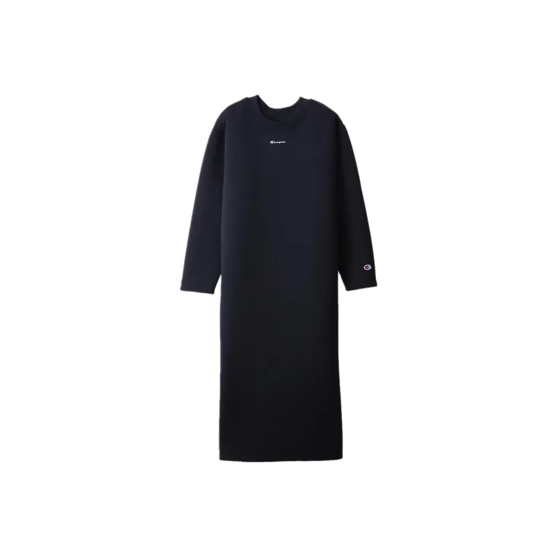 Champion Shift Dress Mid Length Dress Japan Version-1