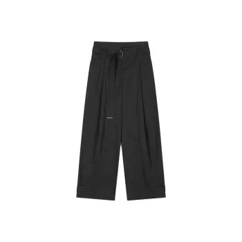 LOW CLASSIC Double belted Trousers