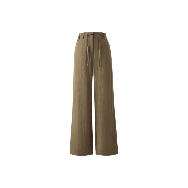 E.land Casual Pants Women's Army Green 49Khaki-0