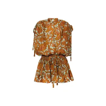 Zimmermann Short-Sleeved Dresses Women's Brown