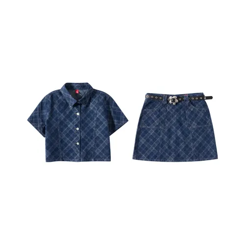 Xu Jingfu X EPTISON WOMAN Xu Jingfu Joint Series Shirt Matching Sets Women's