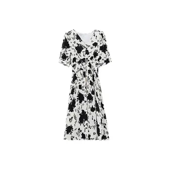 ETSE Short Sleeved Dresses Women's Multicolor