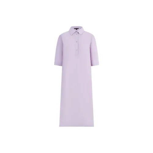 ARMANI EXCHANGEAE SS24 Short Sleeved Dress Women's Purple