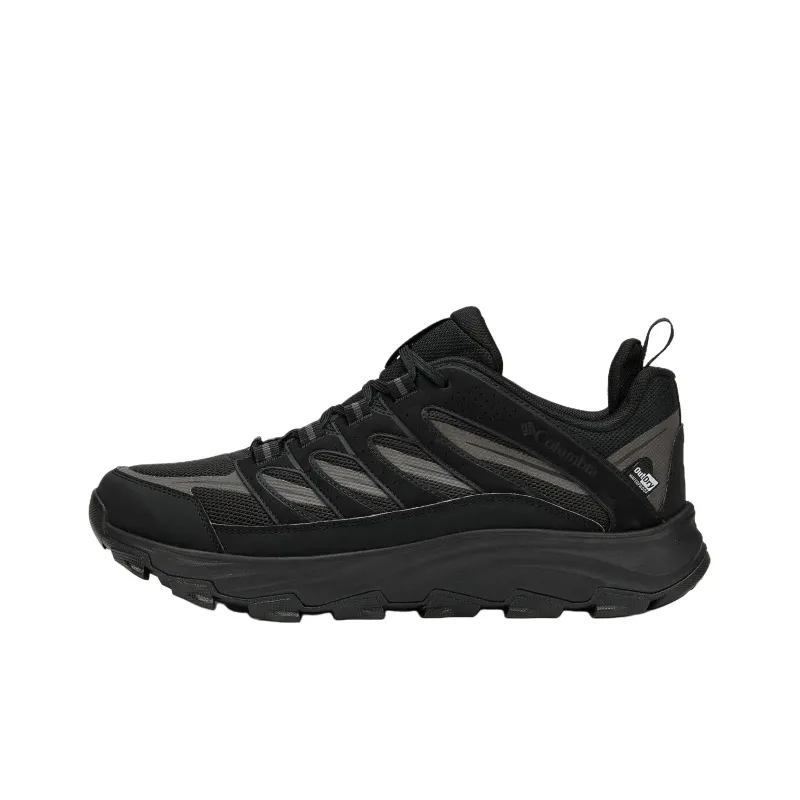 Columbia Transtrekker Outdry Slip Resistant, Waterproof, And Resilient Low Top Hiking Shoes Men's Black-0