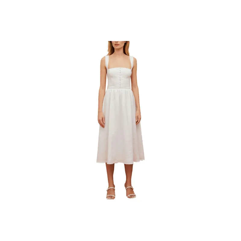 Reformation Slip Dresses Women's White-0