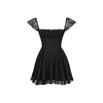HOUSE OF CB KAIA Short-Sleeved Dresses Women's Black