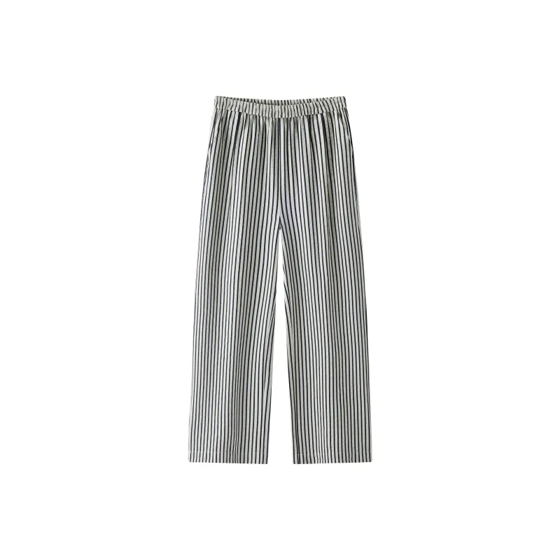SEM/R Casual Pants Women's White Blue Tone 00318-0