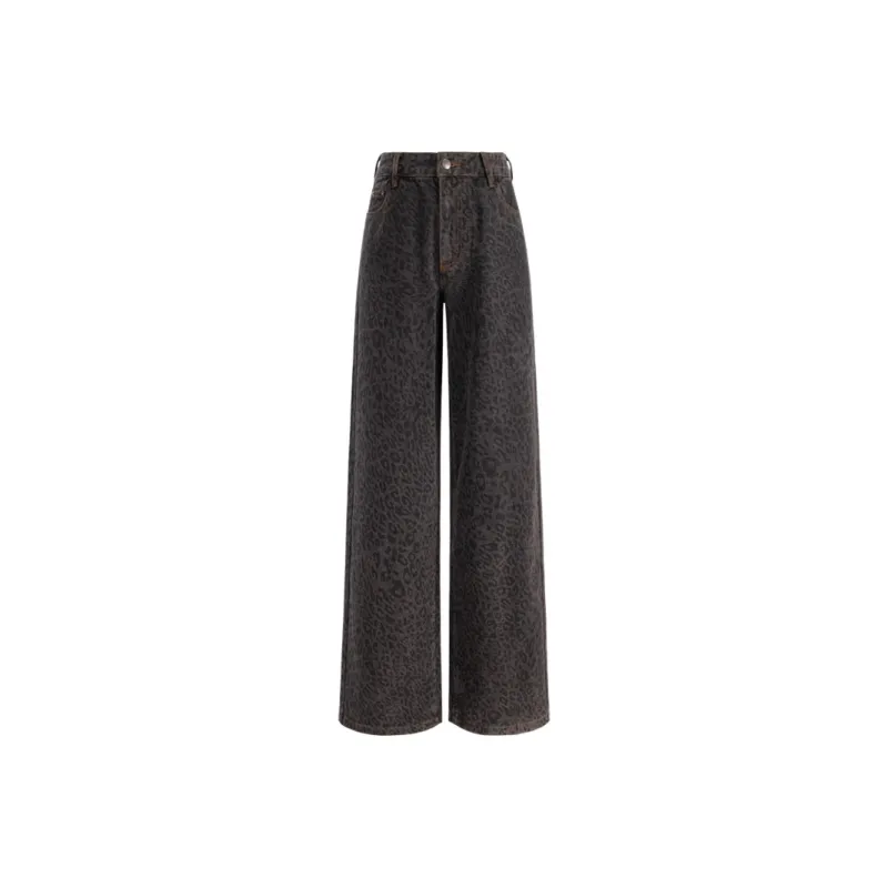 UNIFREE Jeans Women's Leopard Print-0