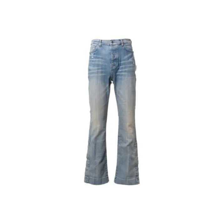 AMIRI Stack Flair Leg Jeans 'Clay Indigo'-0